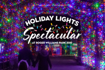 Holiday Lights Spectacular at Roger Williams Park Zoo Logo Banner.